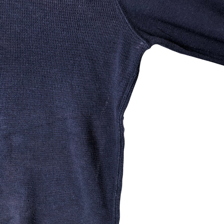 Ralph Lauren POLO RALPH LAUREN Thermal Long T-Shirt Men's XL cotton navy blue type Vintage Second Hand