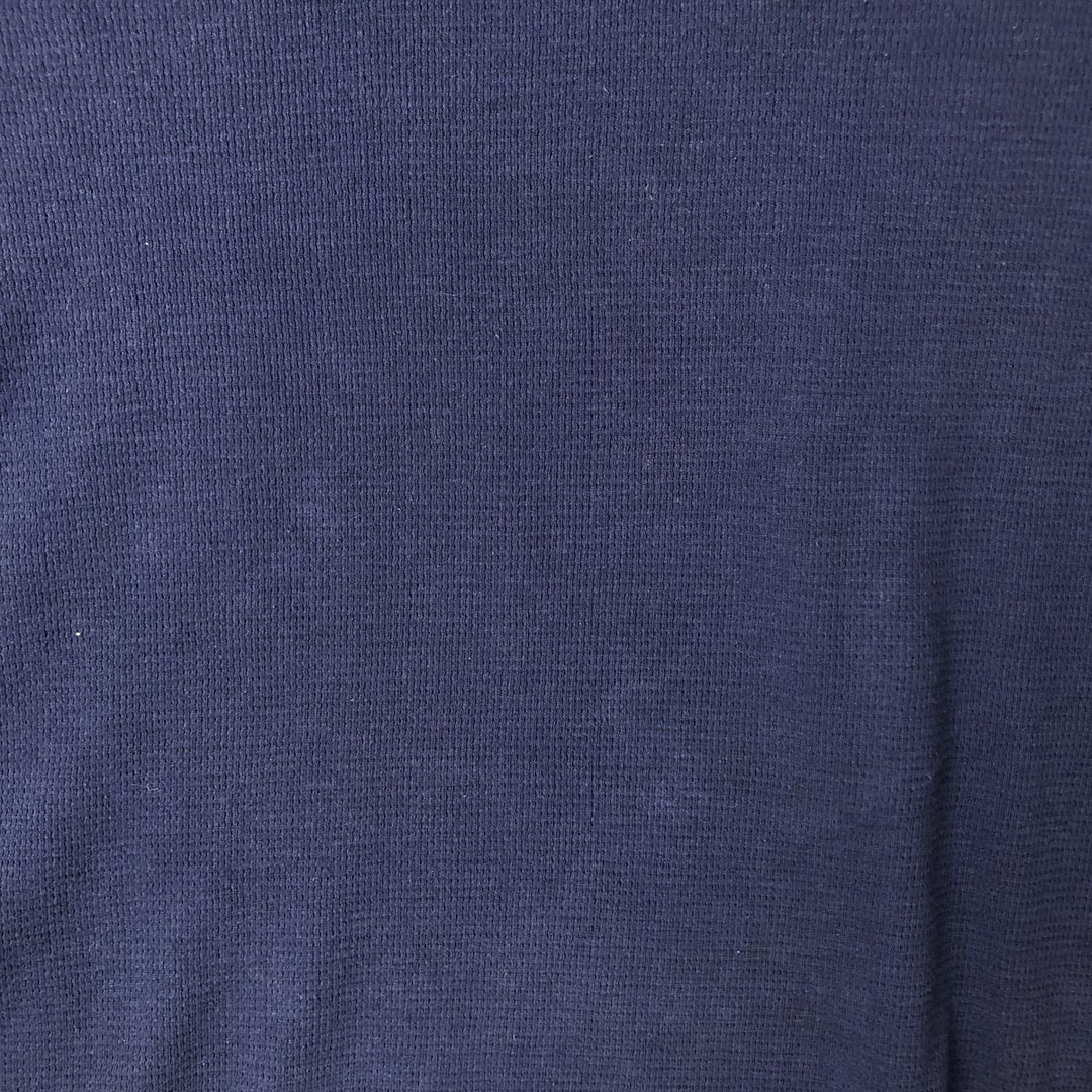 Ralph Lauren POLO RALPH LAUREN Thermal Long T-Shirt Men's XL cotton navy blue type Vintage Second Hand