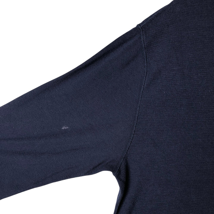 Ralph Lauren POLO RALPH LAUREN Thermal Long T-Shirt Men's XL cotton navy blue type Vintage Second Hand