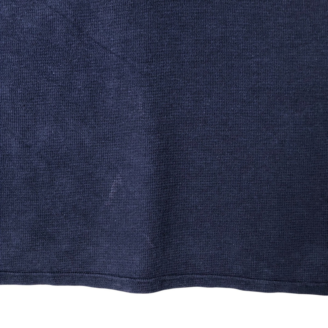 Ralph Lauren POLO RALPH LAUREN Thermal Long T-Shirt Men's XL cotton navy blue type Vintage Second Hand
