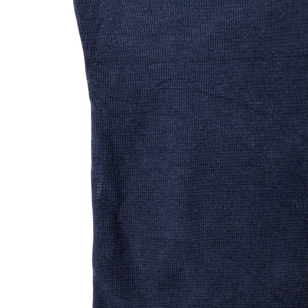 Ralph Lauren POLO RALPH LAUREN Thermal Long T-Shirt Men's XL cotton navy blue type Vintage Second Hand