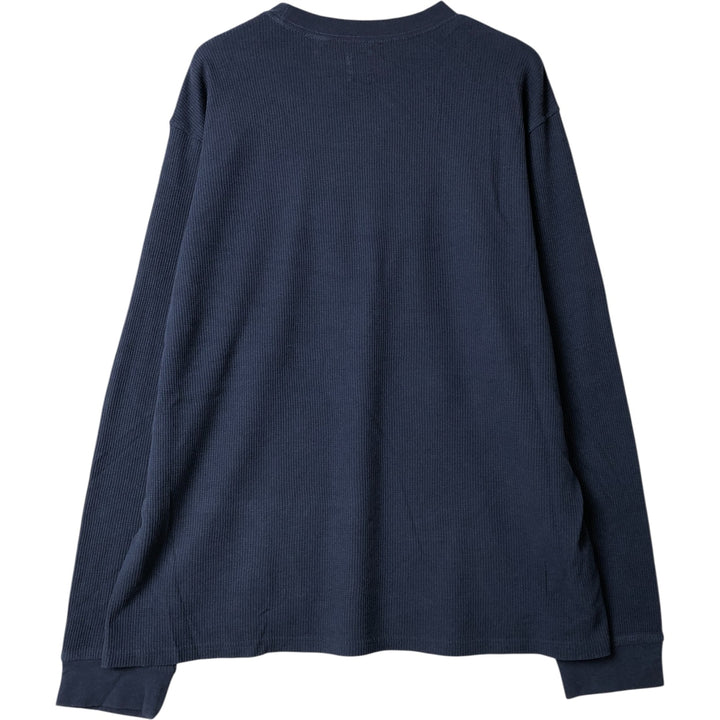 Levi's Standard Thermal Long T-Shirt, Men's Size XL cotton navy blue type Vintage Second Hand