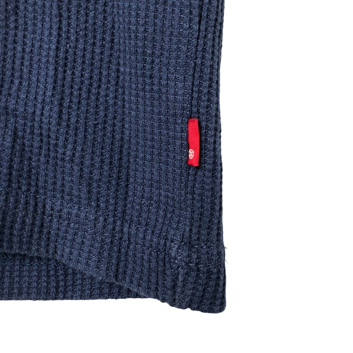 Levi's Standard Thermal Long T-Shirt, Men's Size XL cotton navy blue type Vintage Second Hand