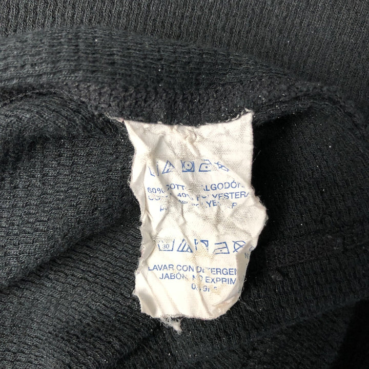 Ralph Lauren POLO RALPH LAUREN SLEEPWEAR Thermal Long T-shirt Honeycomb Men's XL cotton black type Vintage Second Hand