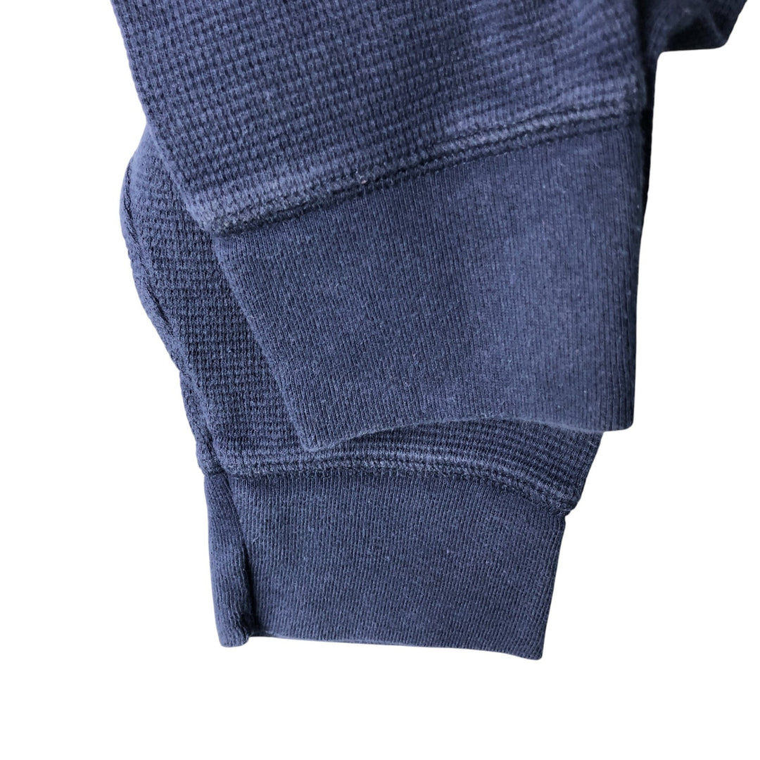 Ralph Lauren POLO RALPH LAUREN Thermal Long T-Shirt, Size L (Men's Size L) cotton navy blue type Vintage Second Hand
