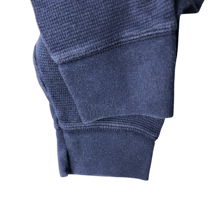 Ralph Lauren POLO RALPH LAUREN Thermal Long T-Shirt, Size L (Men's Size L) cotton navy blue type Vintage Second Hand