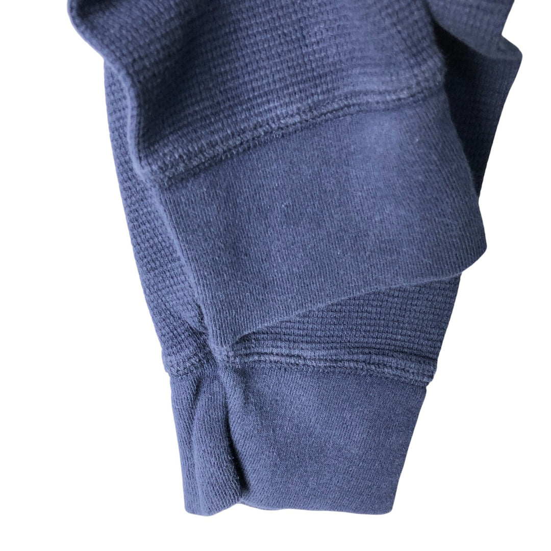 Ralph Lauren POLO RALPH LAUREN Thermal Long T-Shirt, Size L (Men's Size L) cotton navy blue type Vintage Second Hand