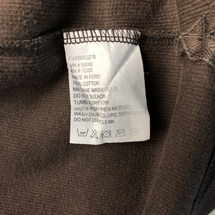 Timberland Thermal Long T-Shirt, Waffle, Men's Size M cotton brown type Vintage Second Hand