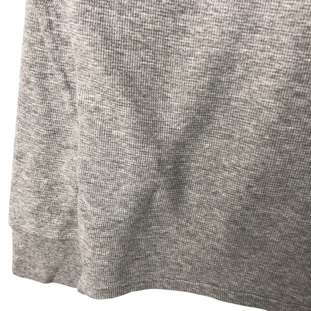 Ralph Lauren POLO RALPH LAUREN Thermal Long T-shirt Waffle Men's XXL cotton gray type Vintage Second Hand