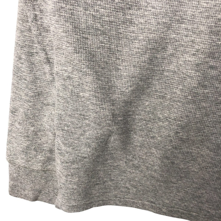 Ralph Lauren POLO RALPH LAUREN Thermal Long T-shirt Waffle Men's XXL cotton gray type Vintage Second Hand