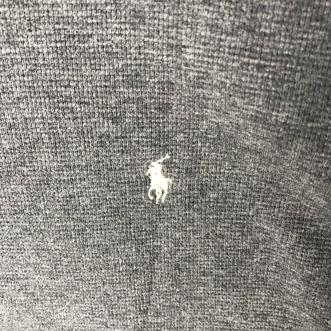 Ralph Lauren POLO RALPH LAUREN SLEEPWEAR Thermal Long T-shirt Waffle Men's XL cotton gray type Vintage Second Hand