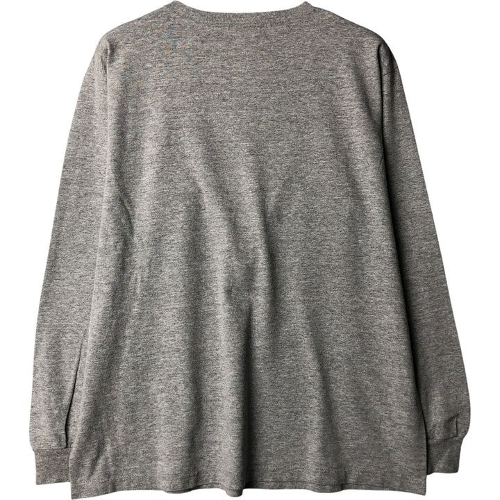 Vintage 90'S Adidas long-sleeved T-shirt, Made in USA, Men's Size Medium cotton gray type Vintage Second Hand