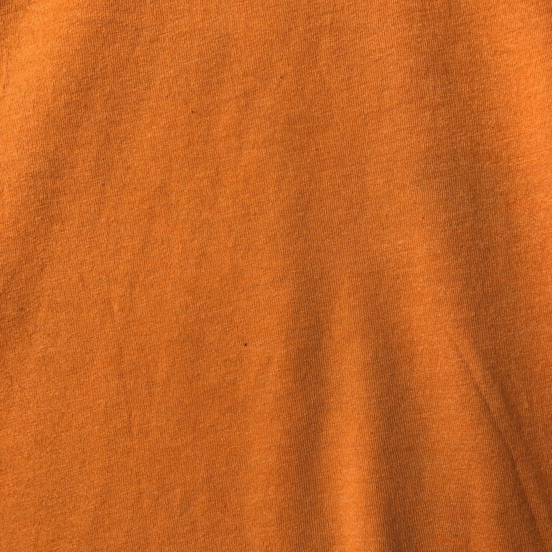 Dragon Ball Z Son Goku Anime Character Print Long Sleeve T-Shirt, Men's XXL cotton orange type Vintage Second Hand