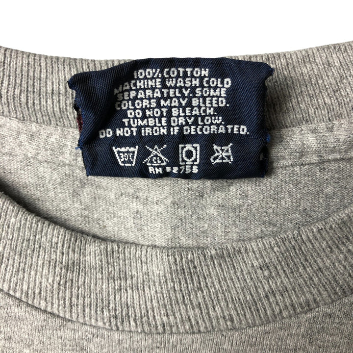 Vintage 1990'S Jansport Harvard University College Long Sleeve T-Shirt, Made in USA, Men's Size Large cotton gray type Vintage Second Hand