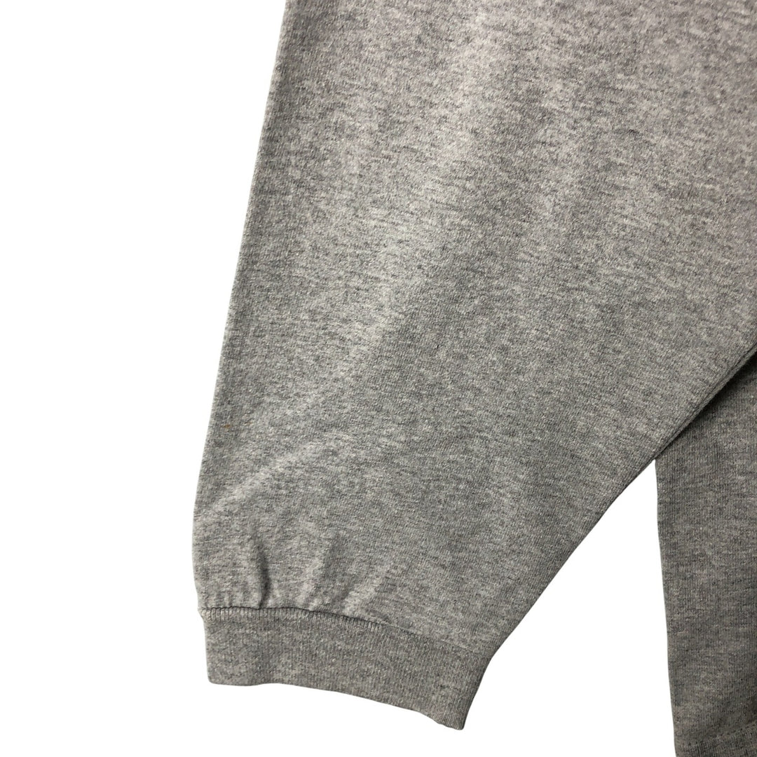 Vintage 1990'S Jansport Harvard University College Long Sleeve T-Shirt, Made in USA, Men's Size Large cotton gray type Vintage Second Hand