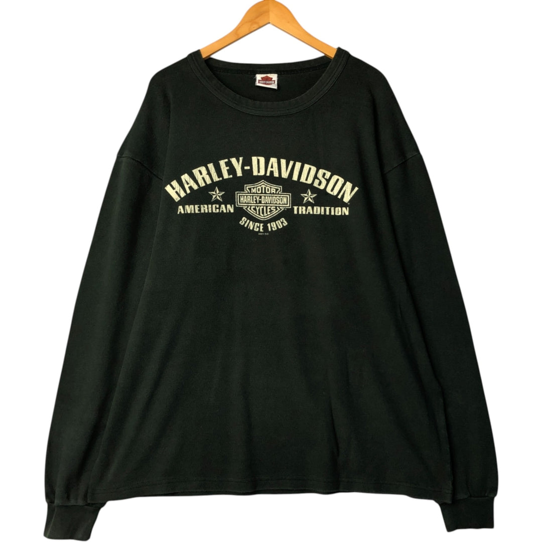 Harley-Davidson Thermallon T-Shirt, Honeycomb, Men's XL unclear Green type dark green Vintage Second Hand