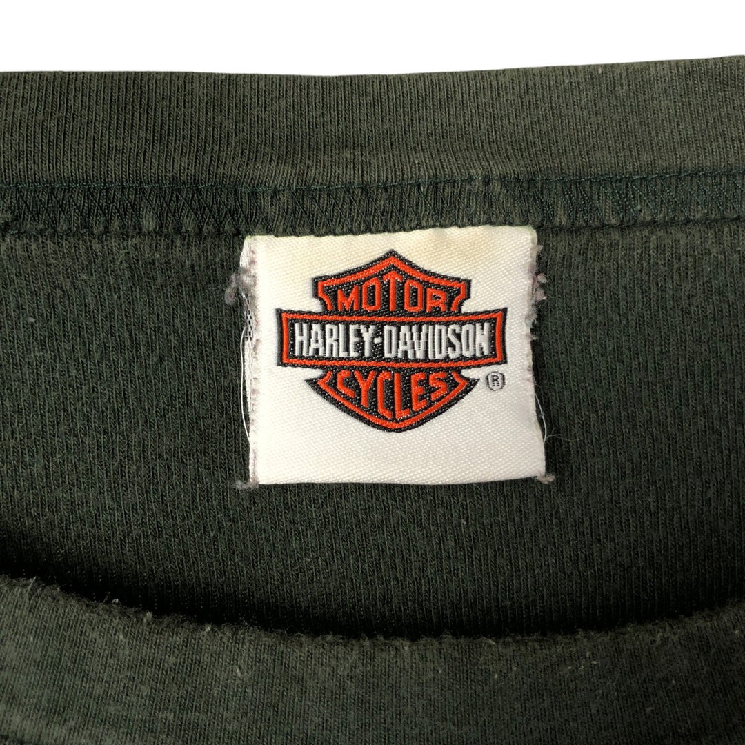 Harley-Davidson Thermallon T-Shirt, Honeycomb, Men's XL unclear Green type dark green Vintage Second Hand