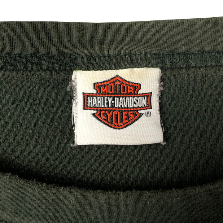 Harley-Davidson Thermallon T-Shirt, Honeycomb, Men's XL unclear Green type dark green Vintage Second Hand