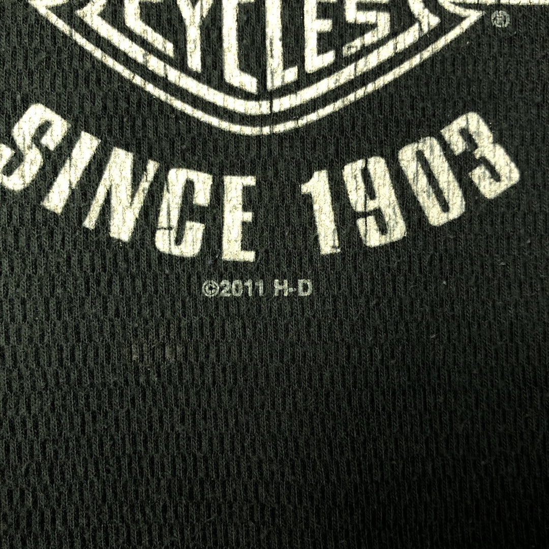 Harley-Davidson Thermallon T-Shirt, Honeycomb, Men's XL unclear Green type dark green Vintage Second Hand