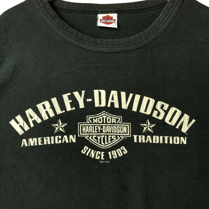 Harley-Davidson Thermallon T-Shirt, Honeycomb, Men's XL unclear Green type dark green Vintage Second Hand
