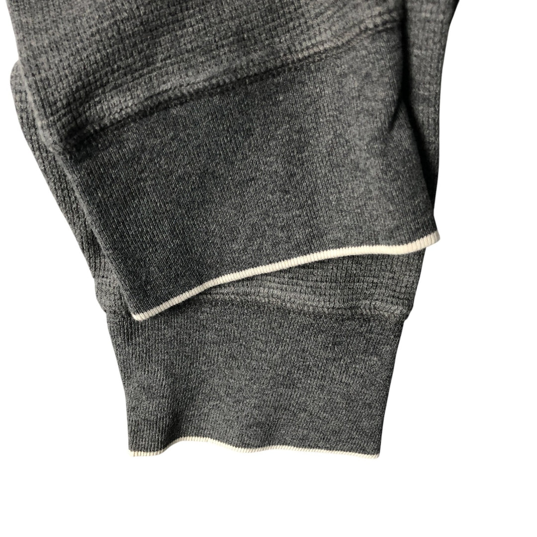 Ralph Lauren POLO RALPH LAUREN V-neck thermal long sleeve T-shirt waffle men's XL size cotton gray type Vintage Second Hand