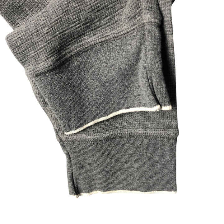 Ralph Lauren POLO RALPH LAUREN V-neck thermal long sleeve T-shirt waffle men's XL size cotton gray type Vintage Second Hand