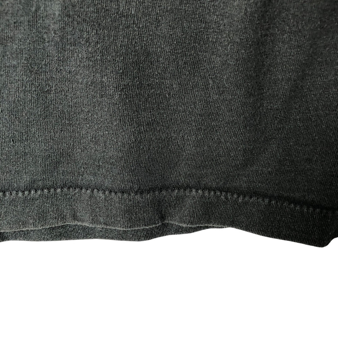 90'S Anvil Eagle Pattern Long Sleeve T-Shirt, Made in USA, Men's Size L, Vintage cotton black type Vintage Second Hand