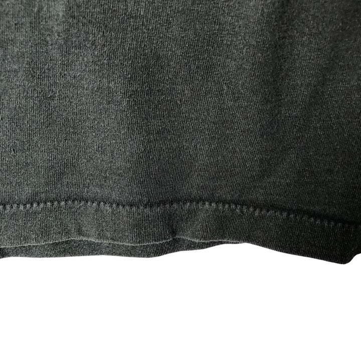 90'S Anvil Eagle Pattern Long Sleeve T-Shirt, Made in USA, Men's Size L, Vintage cotton black type Vintage Second Hand
