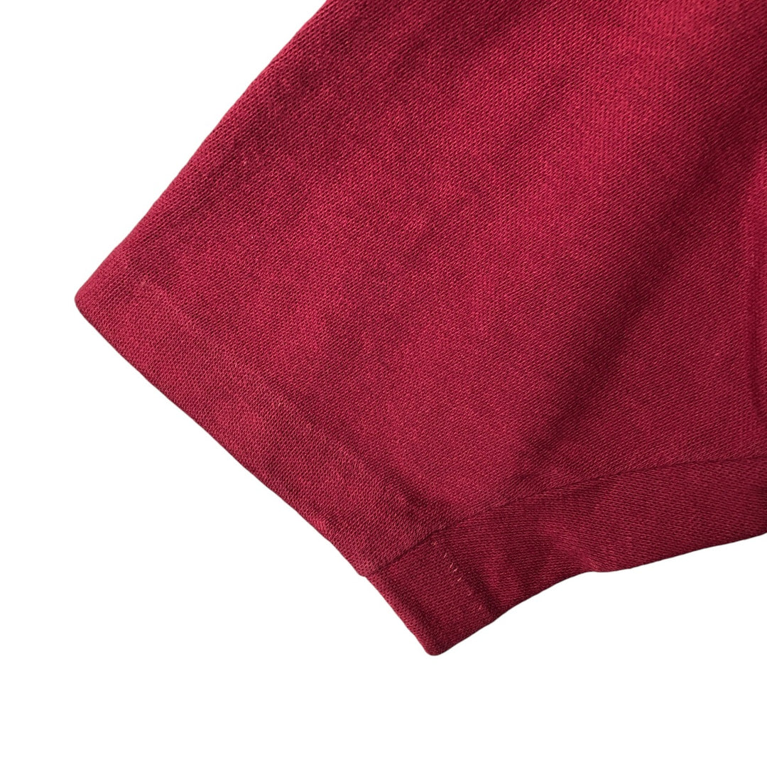 Vintage 1980'S ALTEX College 5/8 Sleeve Long Sleeve T-Shirt, Made in USA, Men's Size Medium cotton red type reddish brown Vintage Second Hand