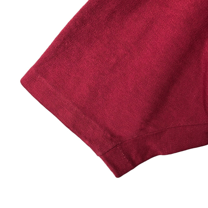 Vintage 1980'S ALTEX College 5/8 Sleeve Long Sleeve T-Shirt, Made in USA, Men's Size Medium cotton red type reddish brown Vintage Second Hand