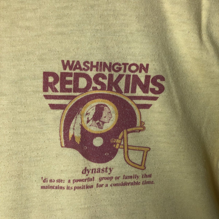 Vintage 80'S sportswear long sleeve t-shirt, made in the USA, size M, men's polyester yellow type Vintage Second Hand