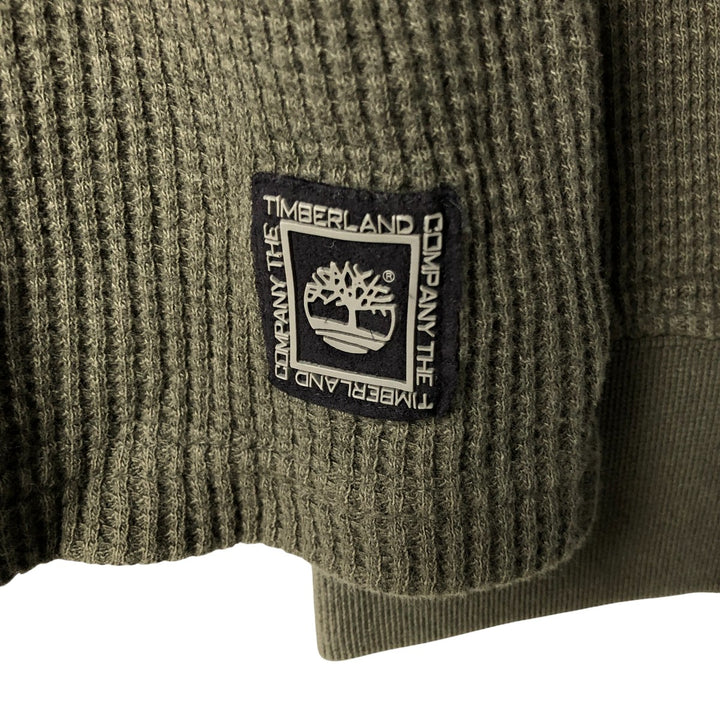 Vintage 90s-00'S Timberland Thermal Long T-Shirt, Waffle, Men's XL cotton black type Vintage Second Hand