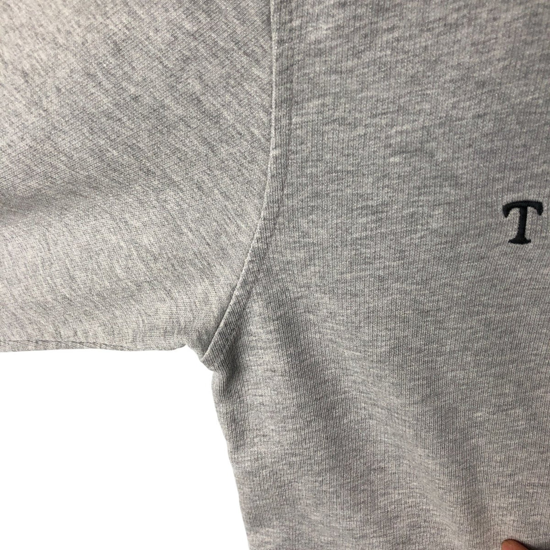 Vintage 90s-00'S Tommy Hilfiger long-sleeved T-shirt, size M, men's cotton gray type Vintage Second Hand