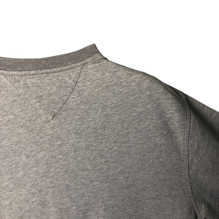 Vintage 90s-00'S Tommy Hilfiger long-sleeved T-shirt, size M, men's cotton gray type Vintage Second Hand