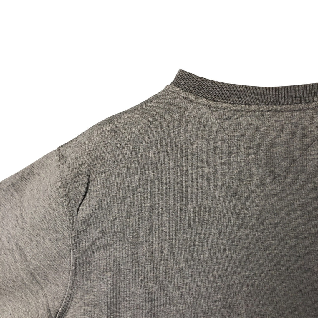 Vintage 90s-00'S Tommy Hilfiger long-sleeved T-shirt, size M, men's cotton gray type Vintage Second Hand