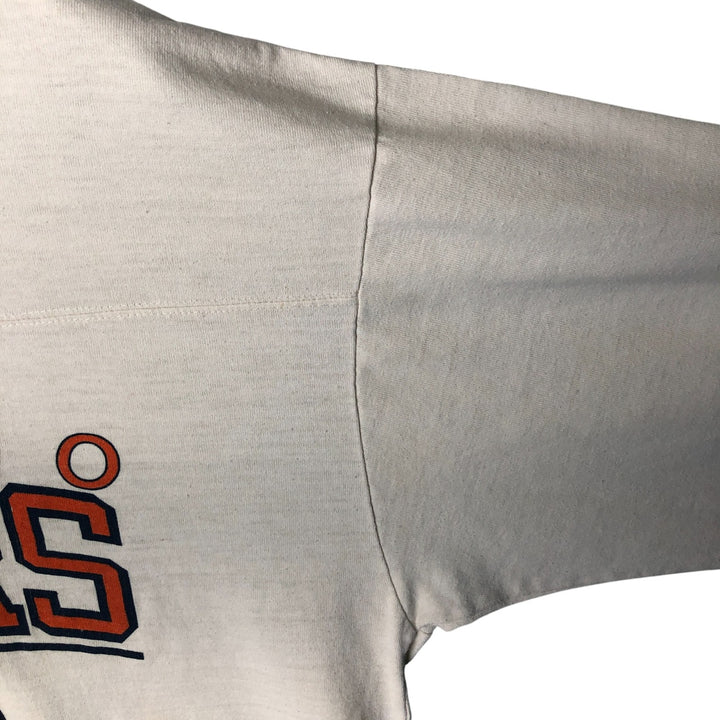 Vintage 1990'S NFL Chicago Bears Animal Pattern Long Sleeve T-Shirt, Men's Size Large unclear pale white type Vintage Second Hand