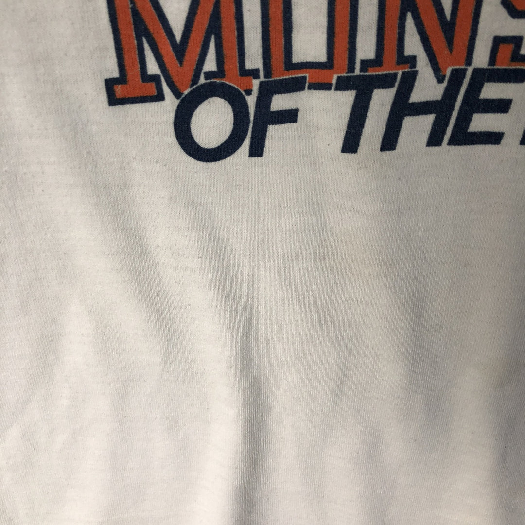 Vintage 1990'S NFL Chicago Bears Animal Pattern Long Sleeve T-Shirt, Men's Size Large unclear pale white type Vintage Second Hand