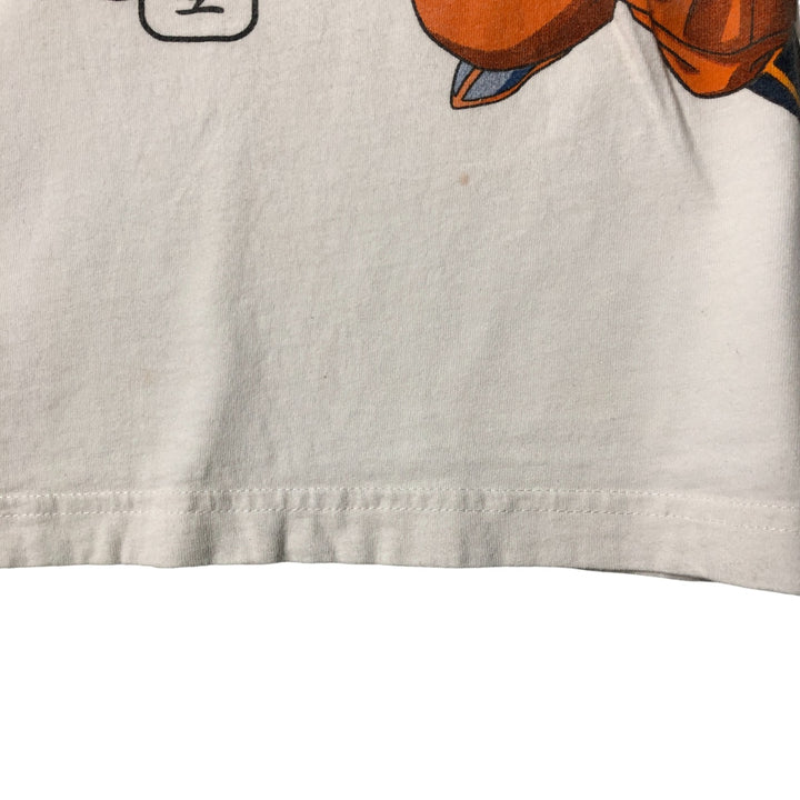 DRAGONBALL Z Dragon Ball Z character print long T-shirt long T men's M size cotton white type Vintage Second Hand