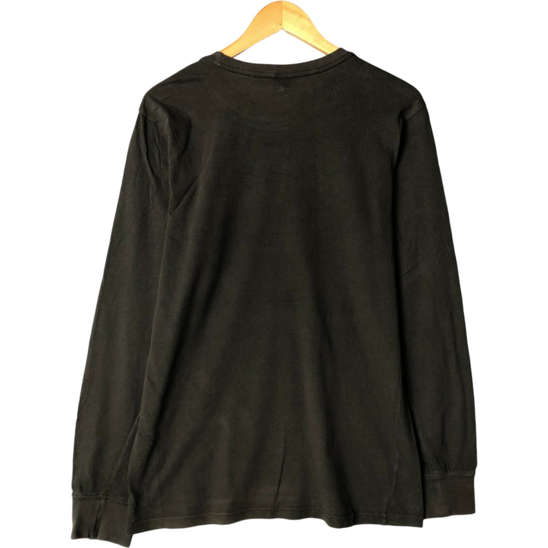 LED ZEPPELIN Metal Long Sleeve T-Shirt, Band Tee, Men's Size Small cotton Charcoal Vintage Second Hand