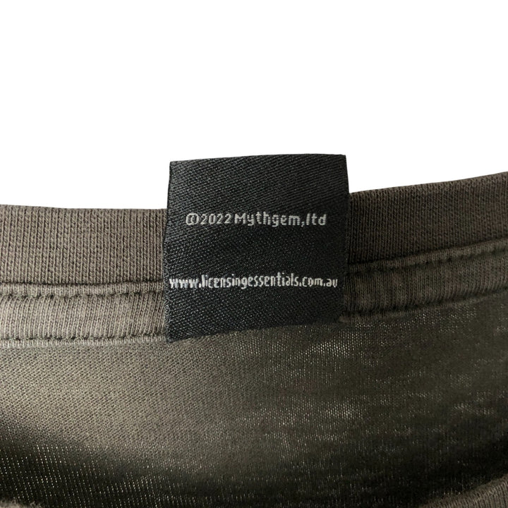 LED ZEPPELIN Metal Long Sleeve T-Shirt, Band Tee, Men's Size Small cotton Charcoal Vintage Second Hand