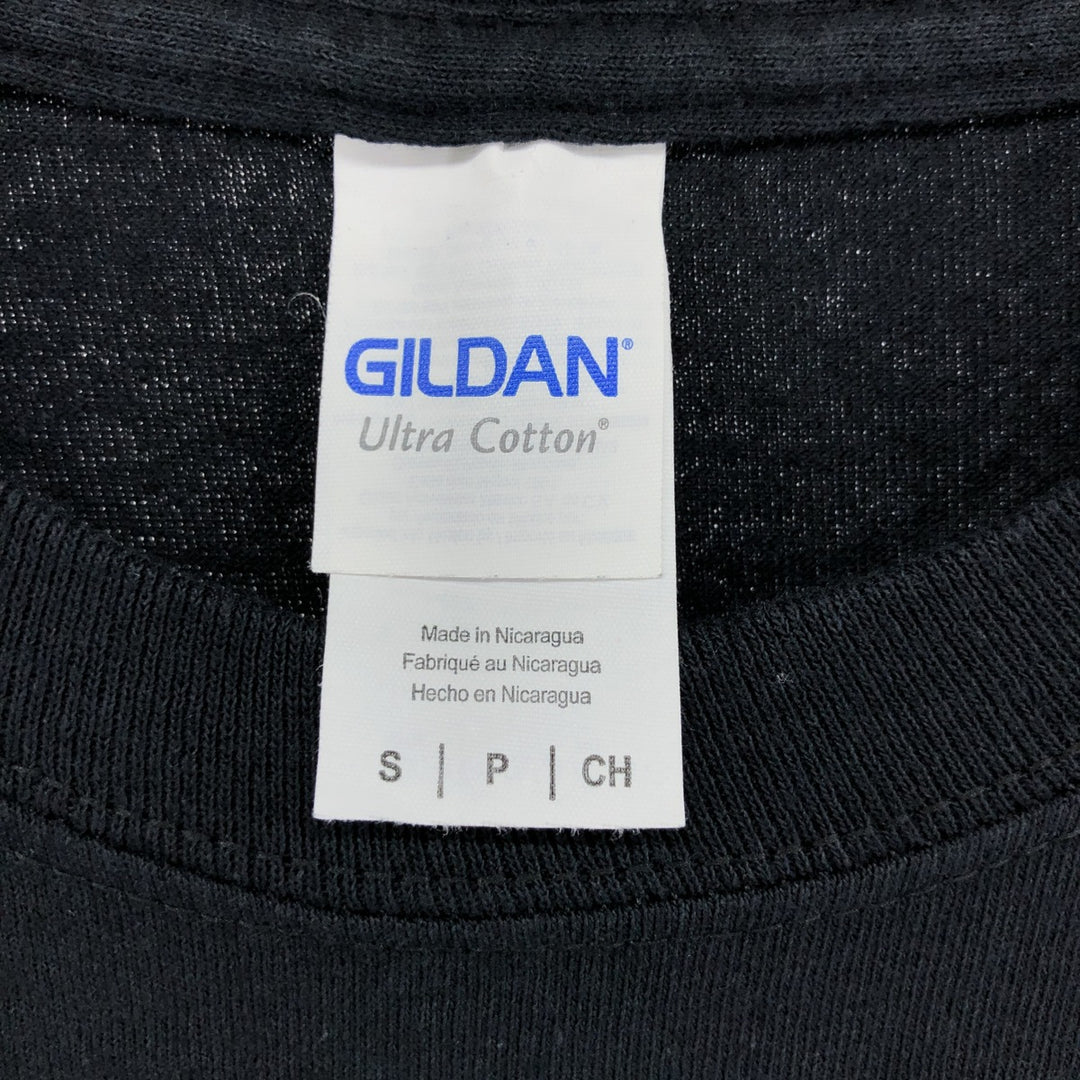Gildan Metallica Long Sleeve T-Shirt, Men's Size Small cotton black type Vintage Second Hand