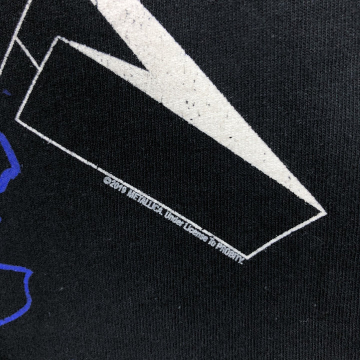 Gildan Metallica Long Sleeve T-Shirt, Men's Size Small cotton black type Vintage Second Hand