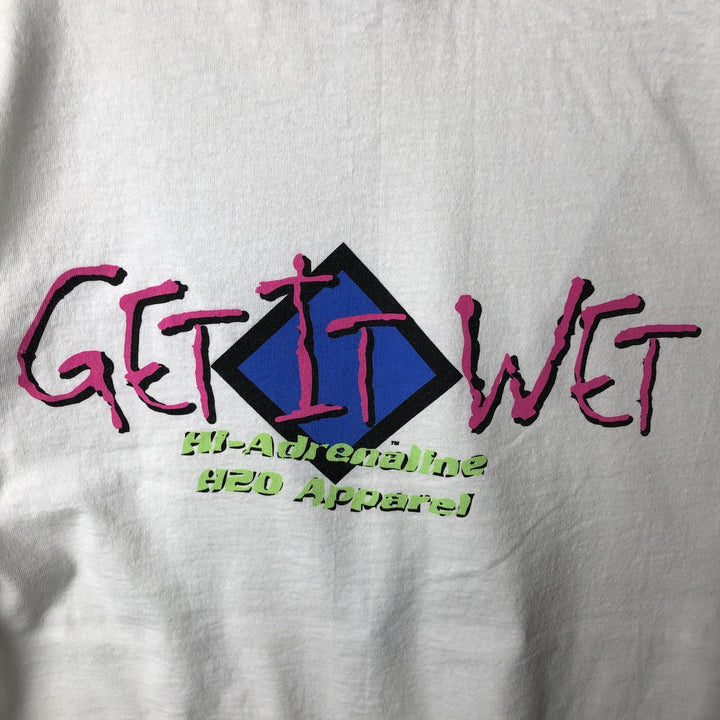 All Sport PROWEIGHT Long Sleeve T-Shirt, Made in USA, Men's Size L cotton white type Vintage Second Hand
