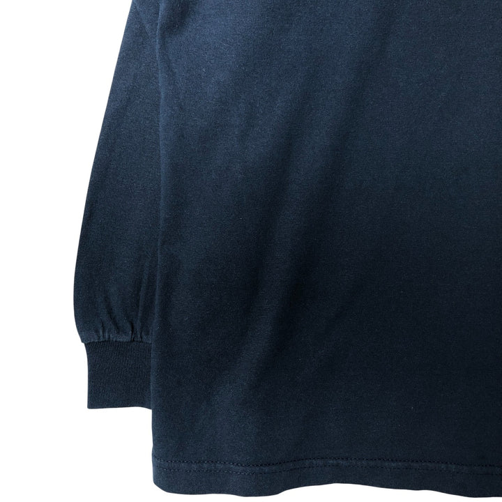 Steve and Barry's University of Michigan Long Sleeve T-Shirt, Men's XL cotton navy blue type Vintage Second Hand