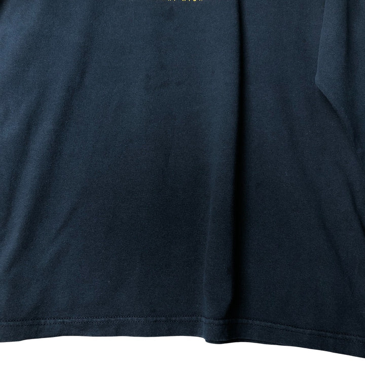 Steve and Barry's University of Michigan Long Sleeve T-Shirt, Men's XL cotton navy blue type Vintage Second Hand