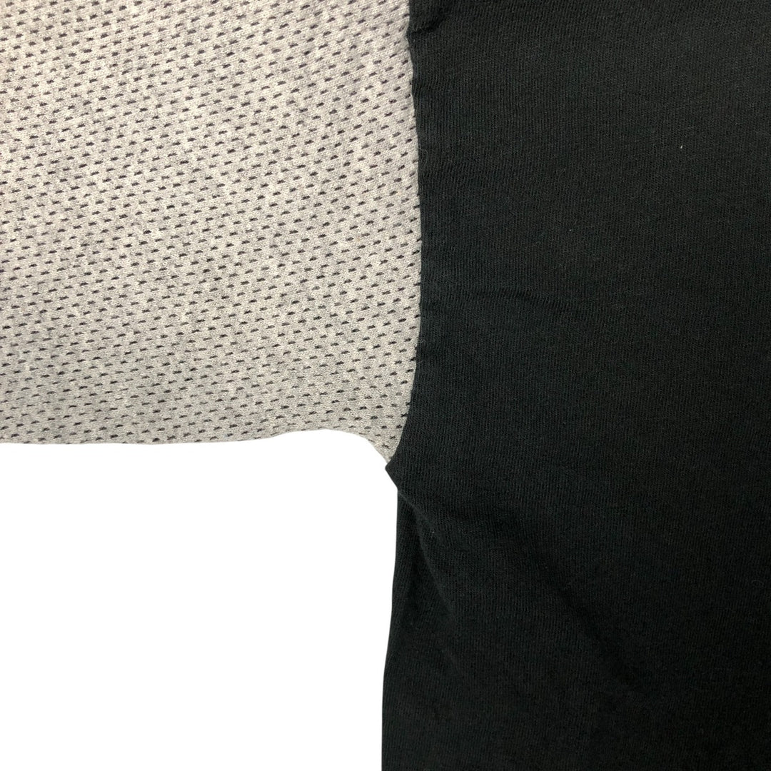 Vintage 90'S Harley-Davidson Marlin Pattern 3/4 Sleeve Motorcycle T-Shirt, Made in USA, Men's XL cotton black type Vintage Second Hand