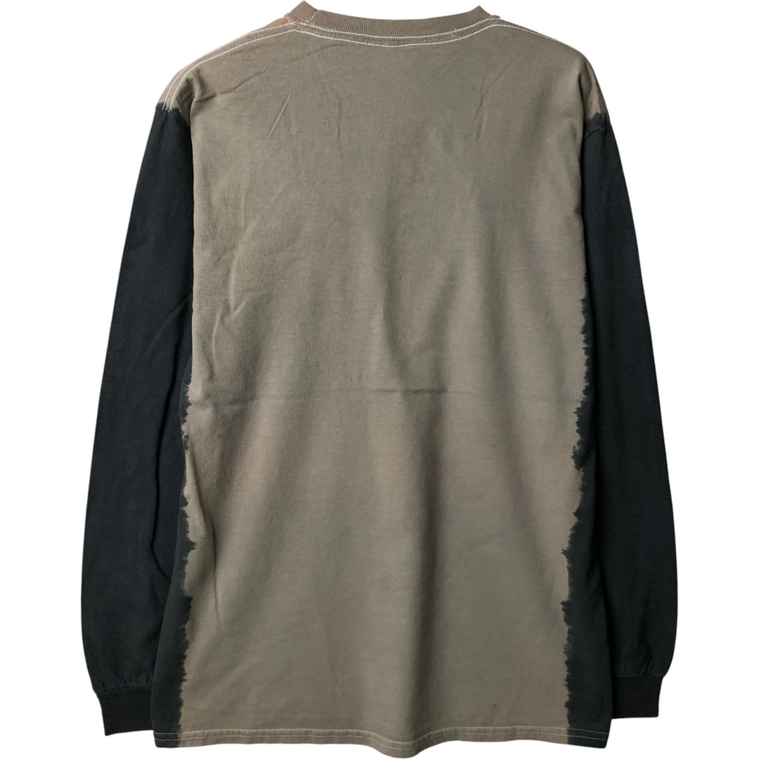 STRANGER THINGS Movie Long Sleeve T-Shirt, Men's Size Medium cotton Khaki type Vintage Second Hand