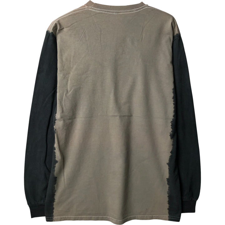 STRANGER THINGS Movie Long Sleeve T-Shirt, Men's Size Medium cotton Khaki type Vintage Second Hand