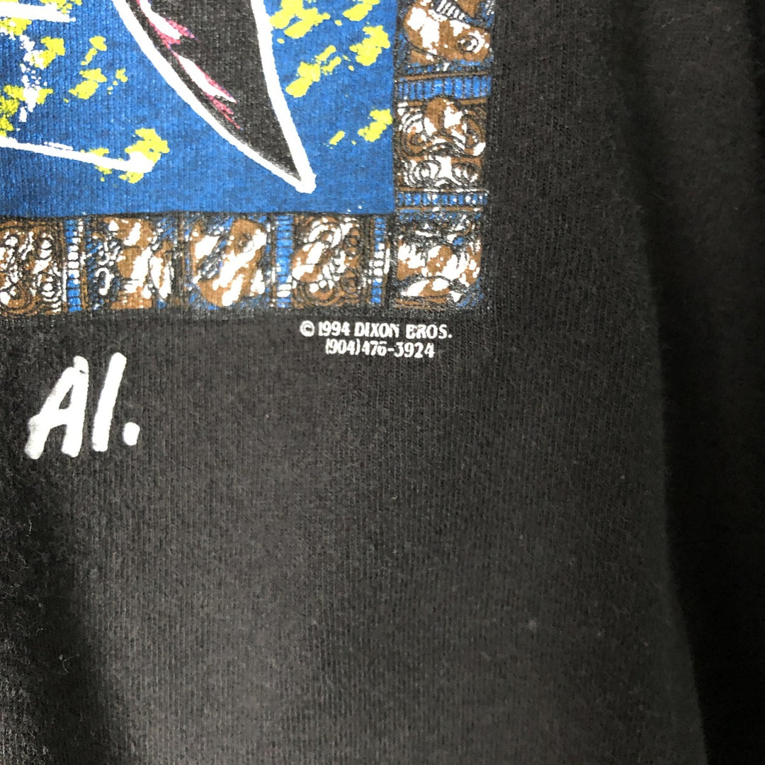 90'S ONEITA Long Sleeve T-Shirt Made in USA Men's XL Vintage cotton black type Vintage Second Hand