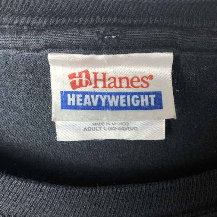 Hanes SEETHER Long Sleeve Band T-Shirt, Men's Size L cotton black type Vintage Second Hand